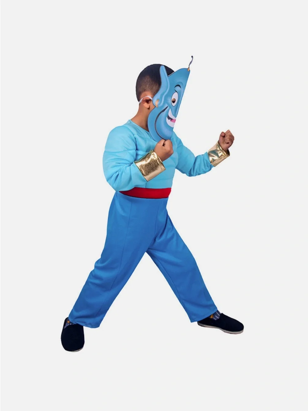 Kids Blue Genie Costume with Mask
